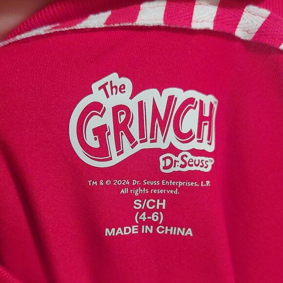 NEW Dr. Seuss Christmas Pajama 2-Piece Set Go Grinch Or Go Home Sz Adult Small - Picture 7 of 8